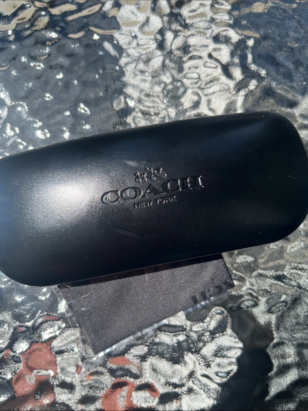 Coach Black Glasses Sunglasses Case